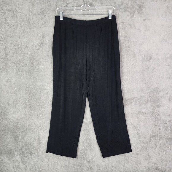 Womens Black Mirasol Stretch Pants Hi Rise Size M - Picture 7 of 11